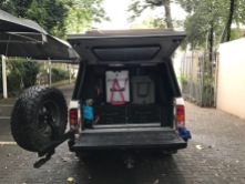 Hilux from rear - parcked